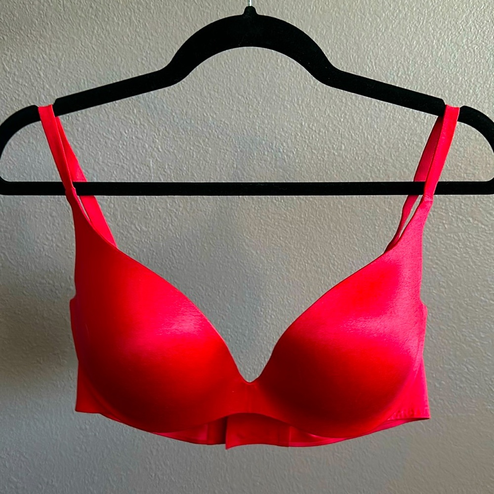 Hot Pink Push-up Bra